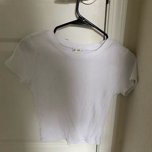 White Crop Top